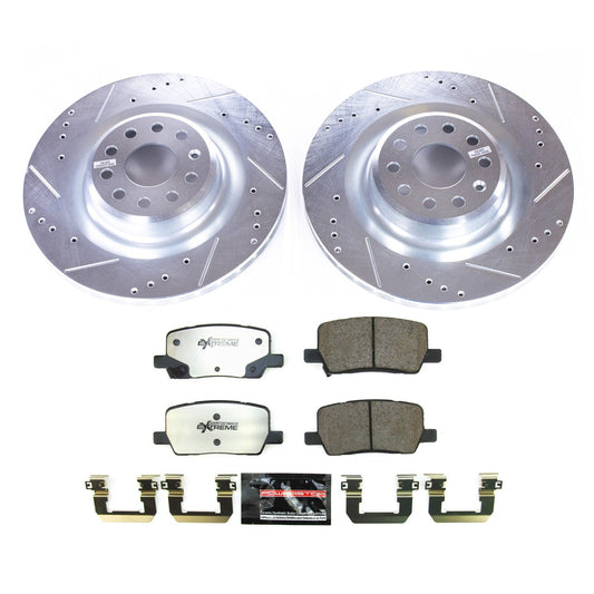 PowerStop Rear Z26 Street Brake Kit | Tesla X (2017–2021) (K8857-26)