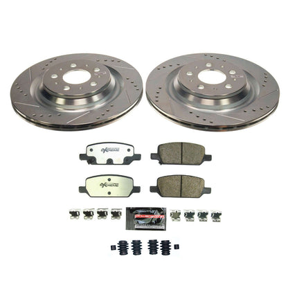 PowerStop Rear Z26 Street Brake Kit | Tesla 3 (2017–2021) (K8874-26)