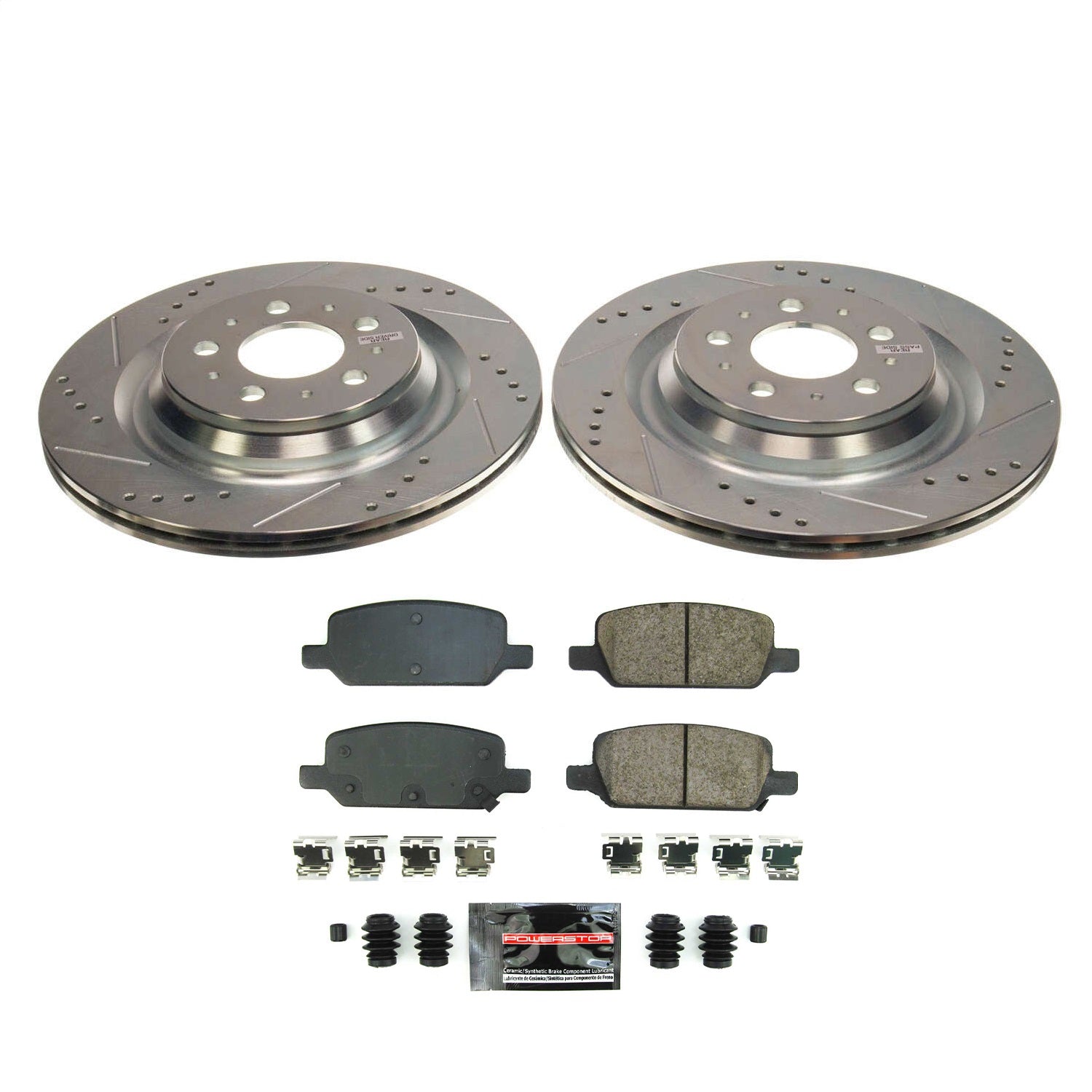 PowerStop Rear Z23 Evolution Brake Kit | Tesla 3 (2017–2021) (K8874)