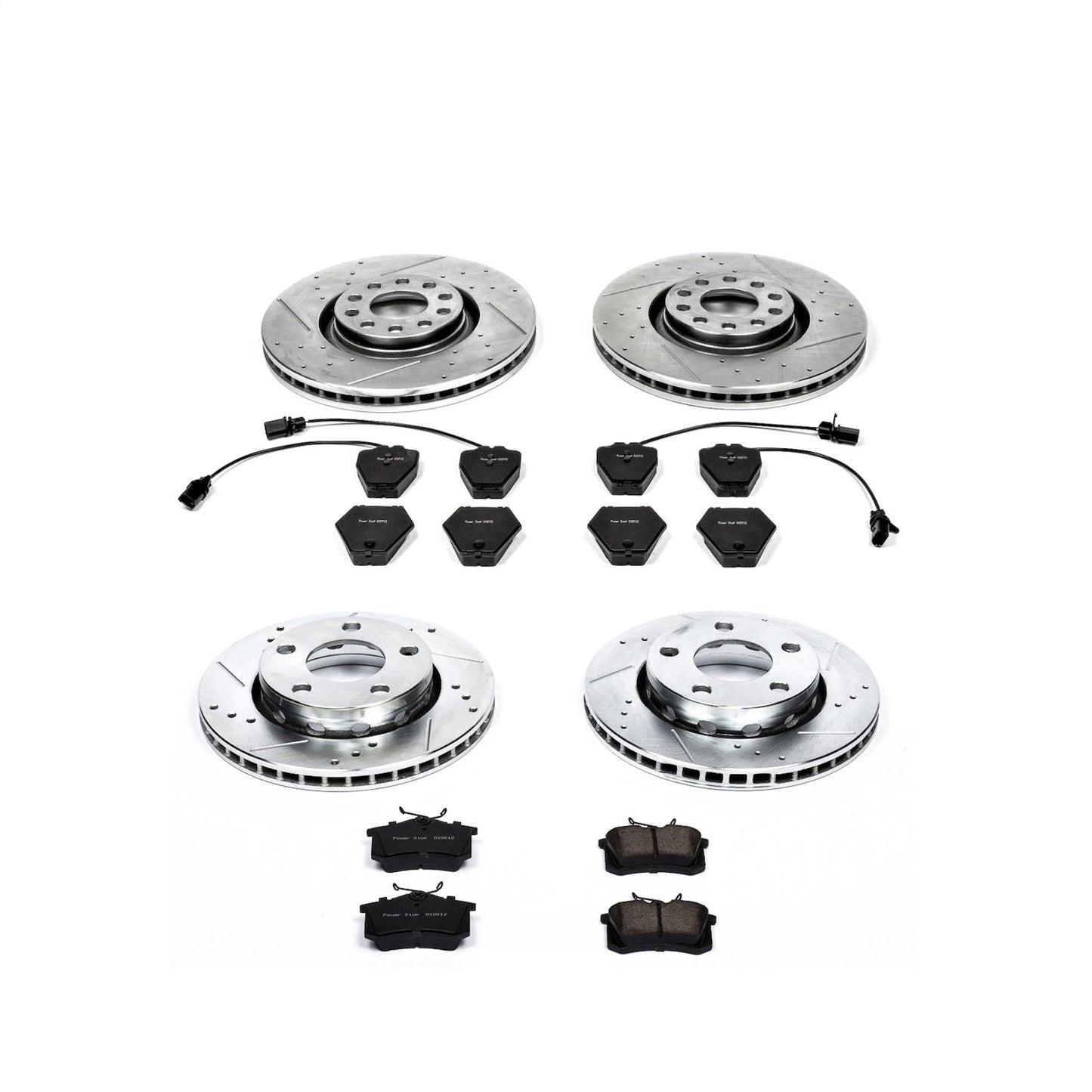 PowerStop Front & Rear Z23 Evolution Sport Brake Kit | Audi S4 (2000–2002) (K888)