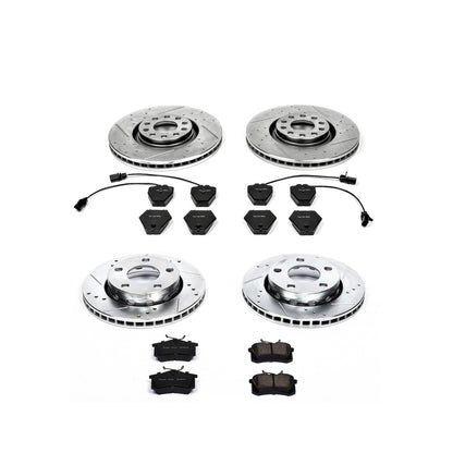 PowerStop Front & Rear Z23 Evolution Sport Brake Kit | Audi S4 (2000–2002) (K888)