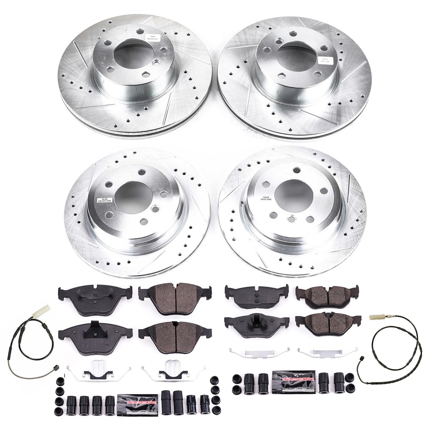 PowerStop Front & Rear Z23 Evolution Brake Kit | BMW 328i (2011–2013) (K8882)