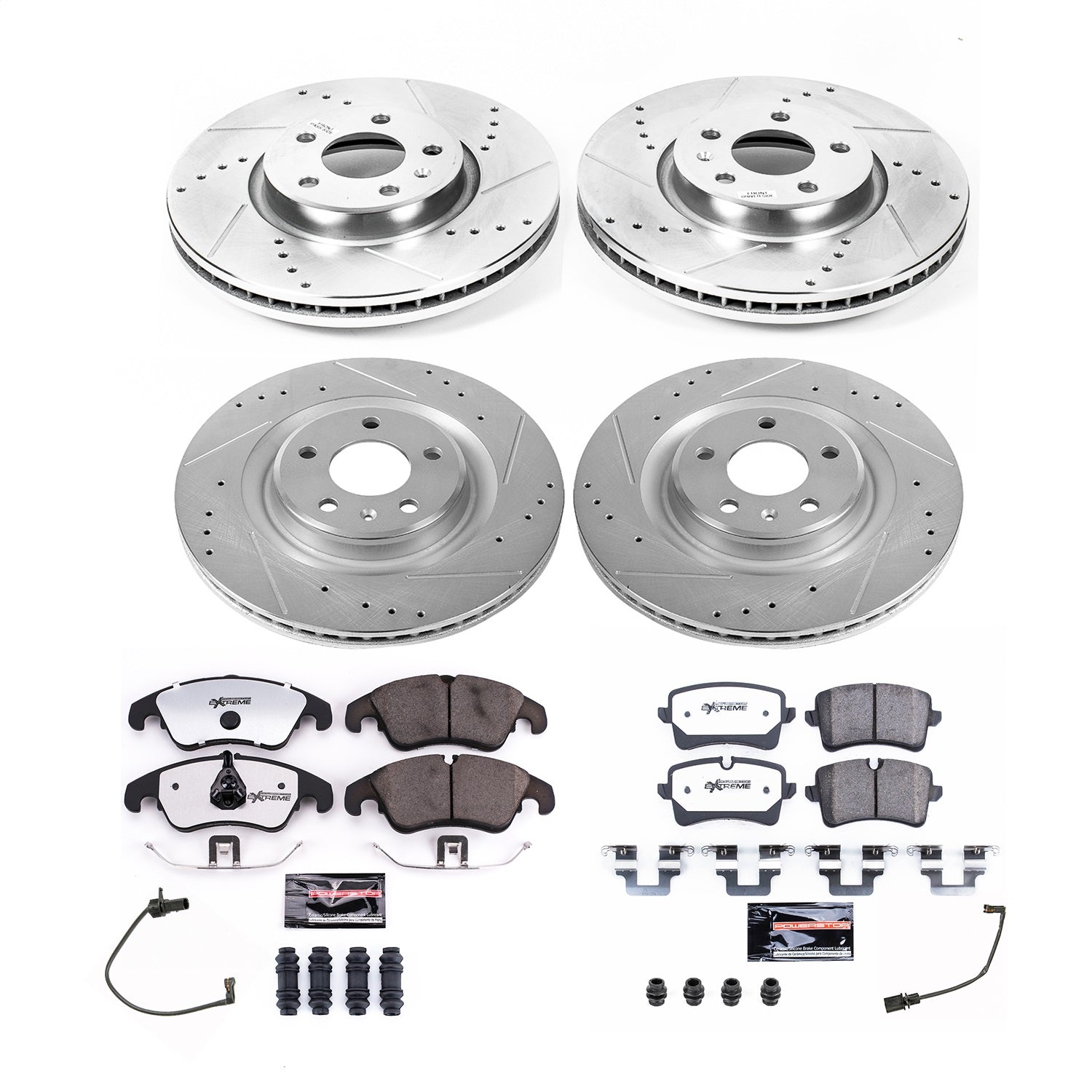 PowerStop Front & Rear Z26 Street Brake Kit | Audi A6 Quattro (2013) (K8883-26)