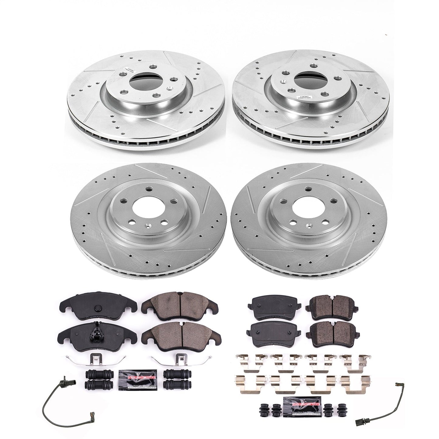 PowerStop Front & Rear Z23 Evolution Brake Kit | Audi A6 Quattro (2013) (K8883)