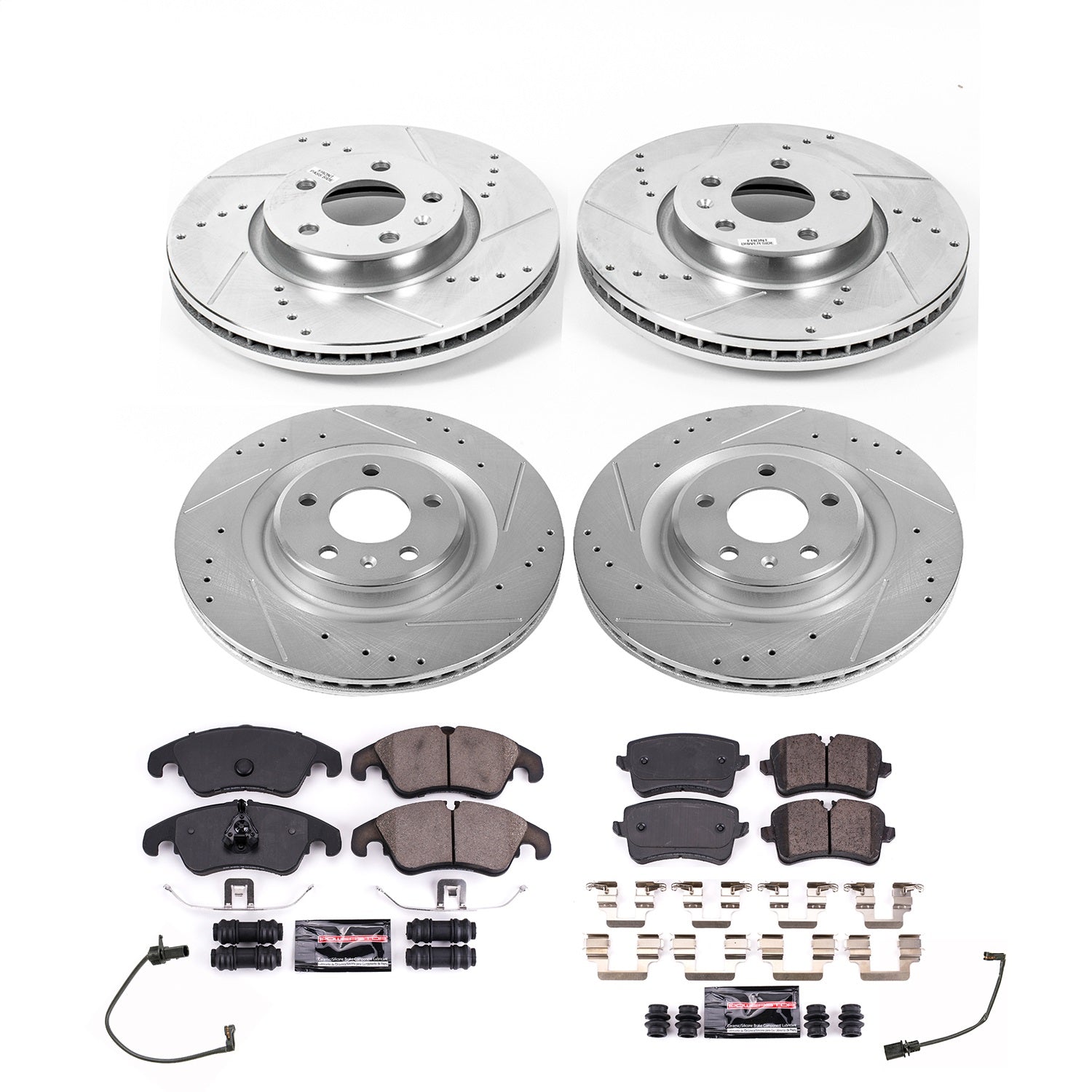 PowerStop Front & Rear Z23 Evolution Brake Kit | Audi A6 Quattro (2013) (K8883)