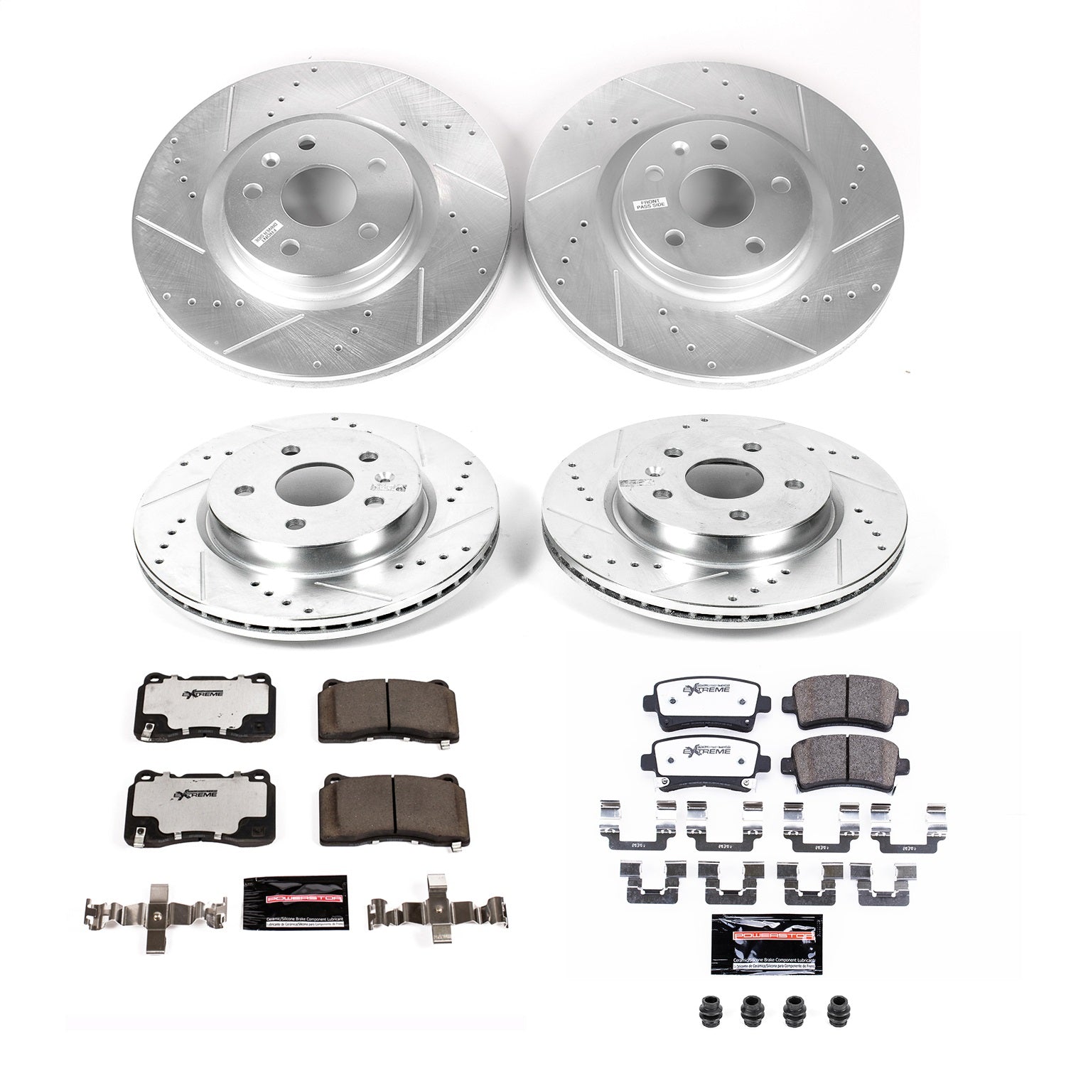 PowerStop Front & Rear Z26 Street Brake Kit | Cadillac XTS (2013–2019) (K8885-26)