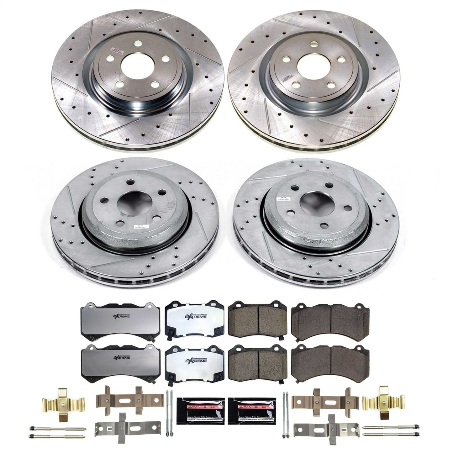 PowerStop Front and Rear Z26 Street Brake Kit | Dodge Durango 2021–2024 (K8903-26)