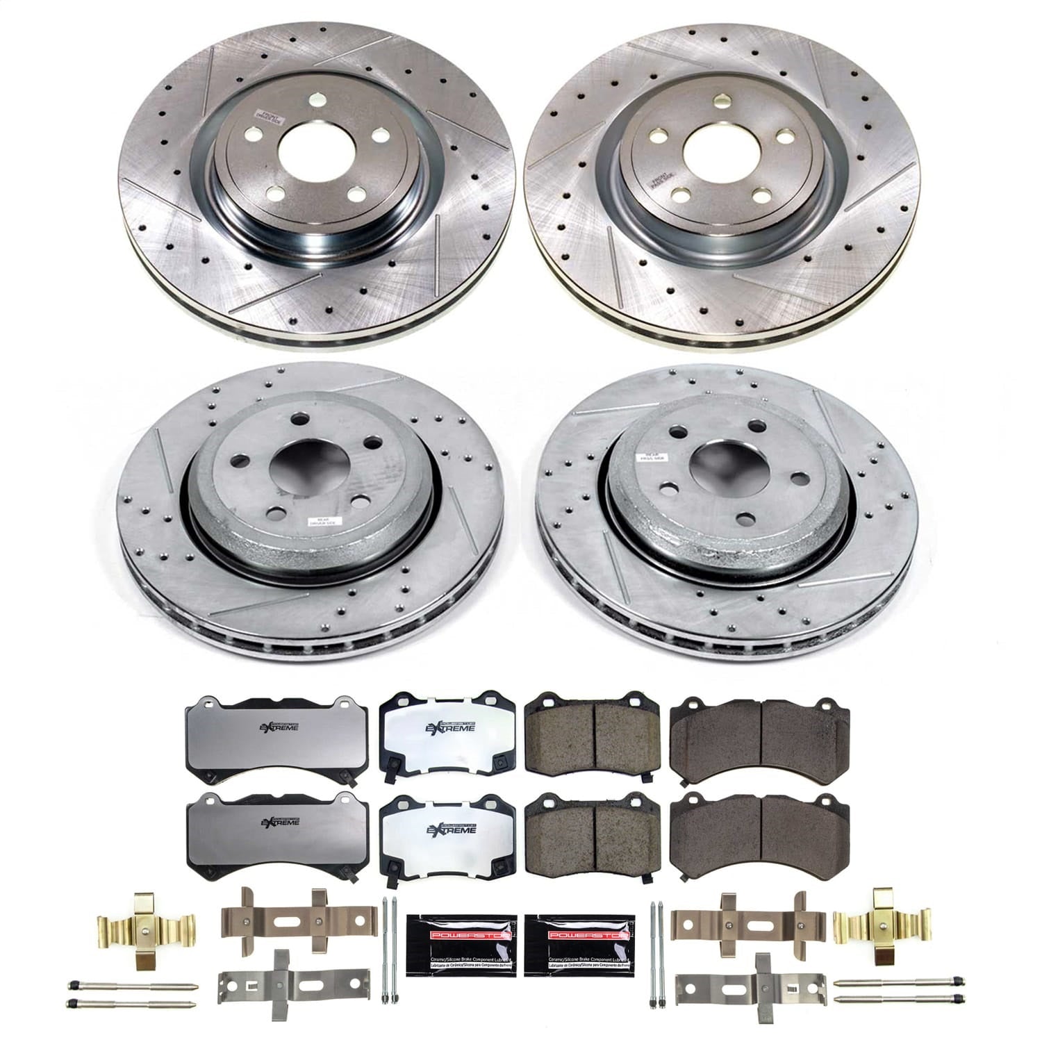 PowerStop Front and Rear Z26 Street Brake Kit | Dodge Durango 2021–2024 (K8903-26)
