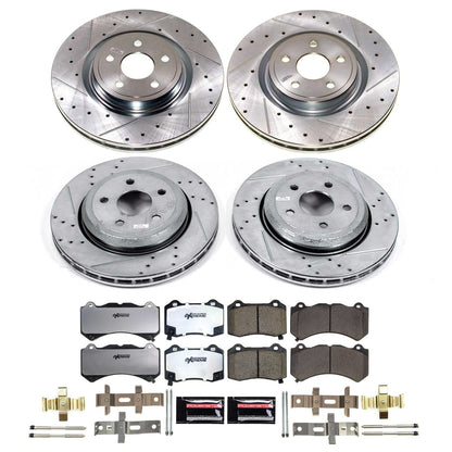 PowerStop Front and Rear Z26 Street Brake Kit | Dodge Durango 2021–2024 (K8903-26)