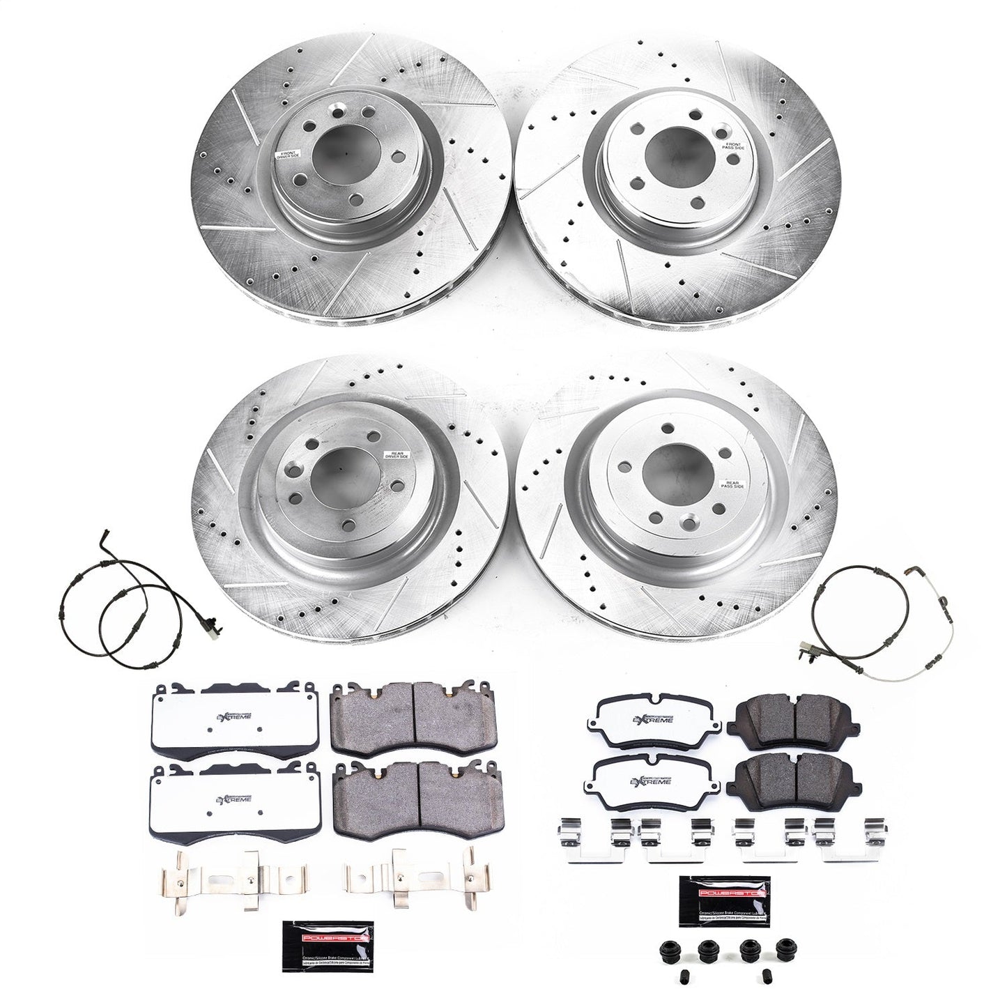 PowerStop Front & Rear Z36 Truck & Tow Brake Kit | Land Rover Range Rover Sport (2018–2019) (K8905-36)