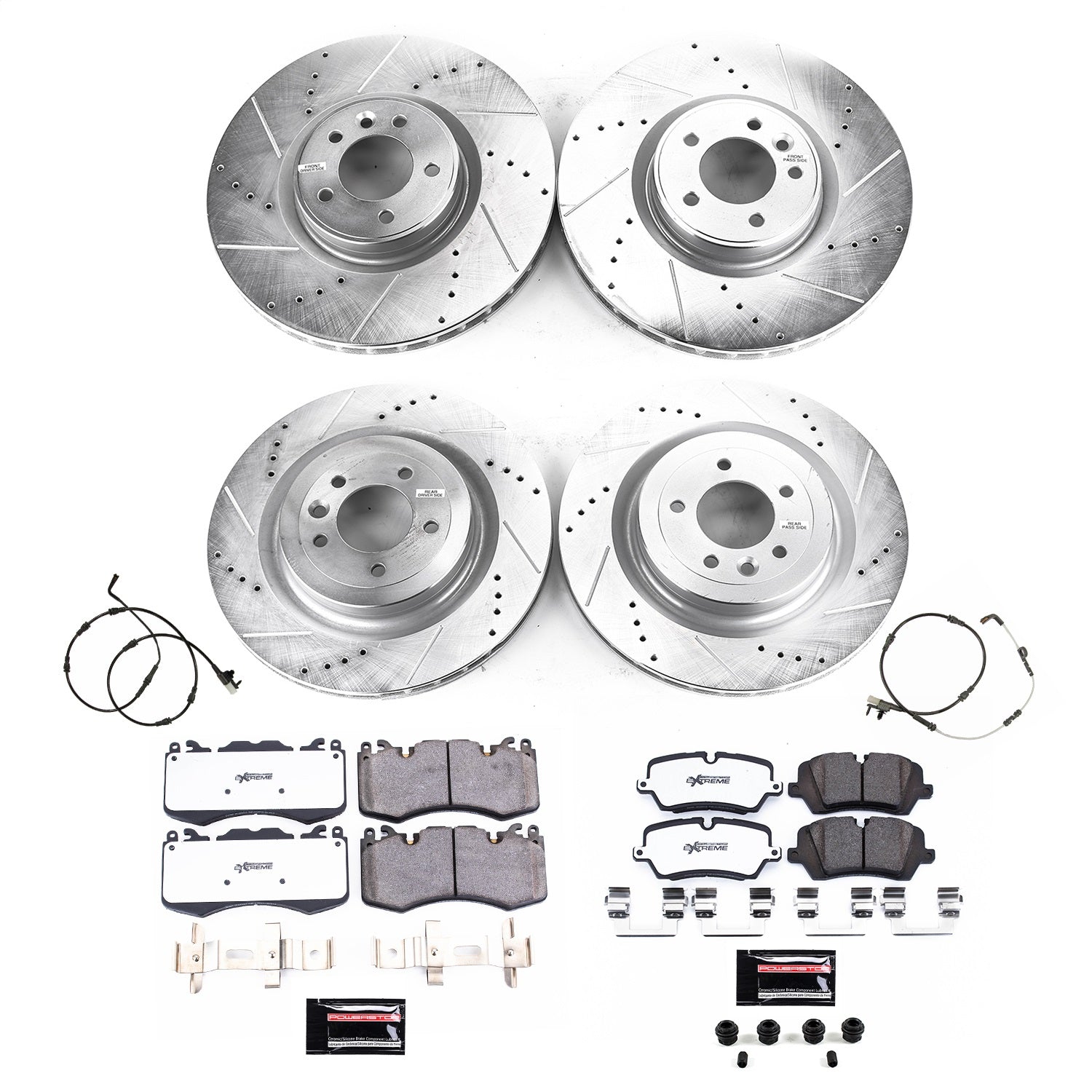 PowerStop Front & Rear Z36 Truck & Tow Brake Kit | Land Rover Range Rover Sport (2018–2019) (K8905-36)
