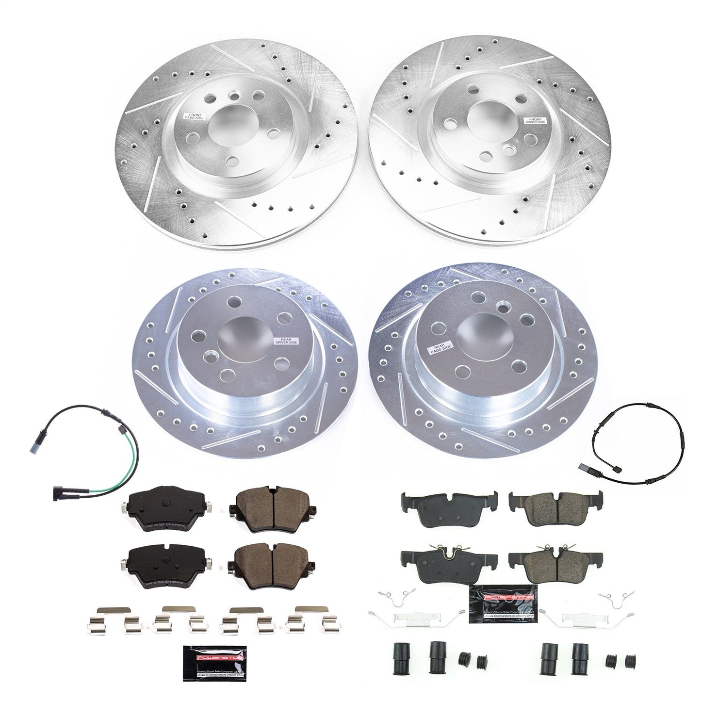 PowerStop Front & Rear Z23 Evolution Brake Kit | Mini Cooper Countryman (2021) (K8909)
