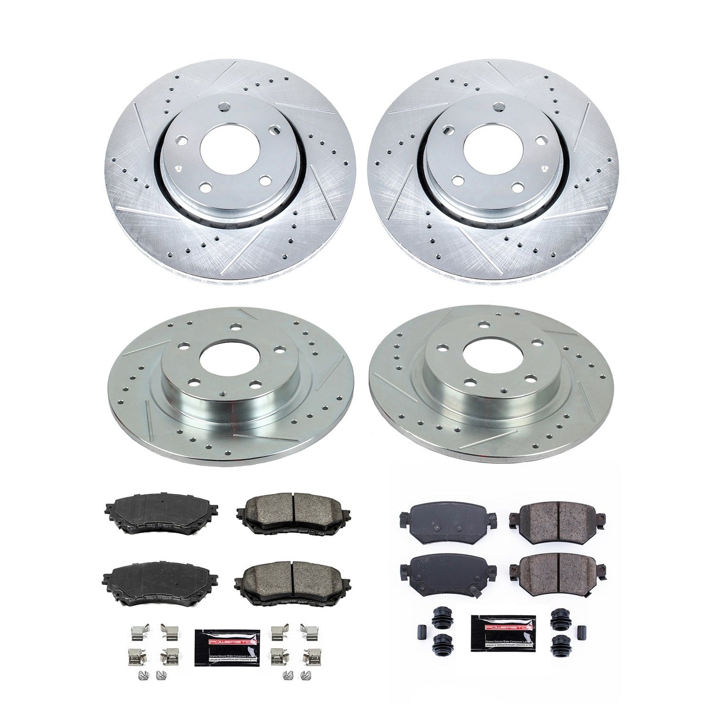 PowerStop Front & Rear Z23 Evolution Brake Kit | Mazda 6 (2021) (K8917)