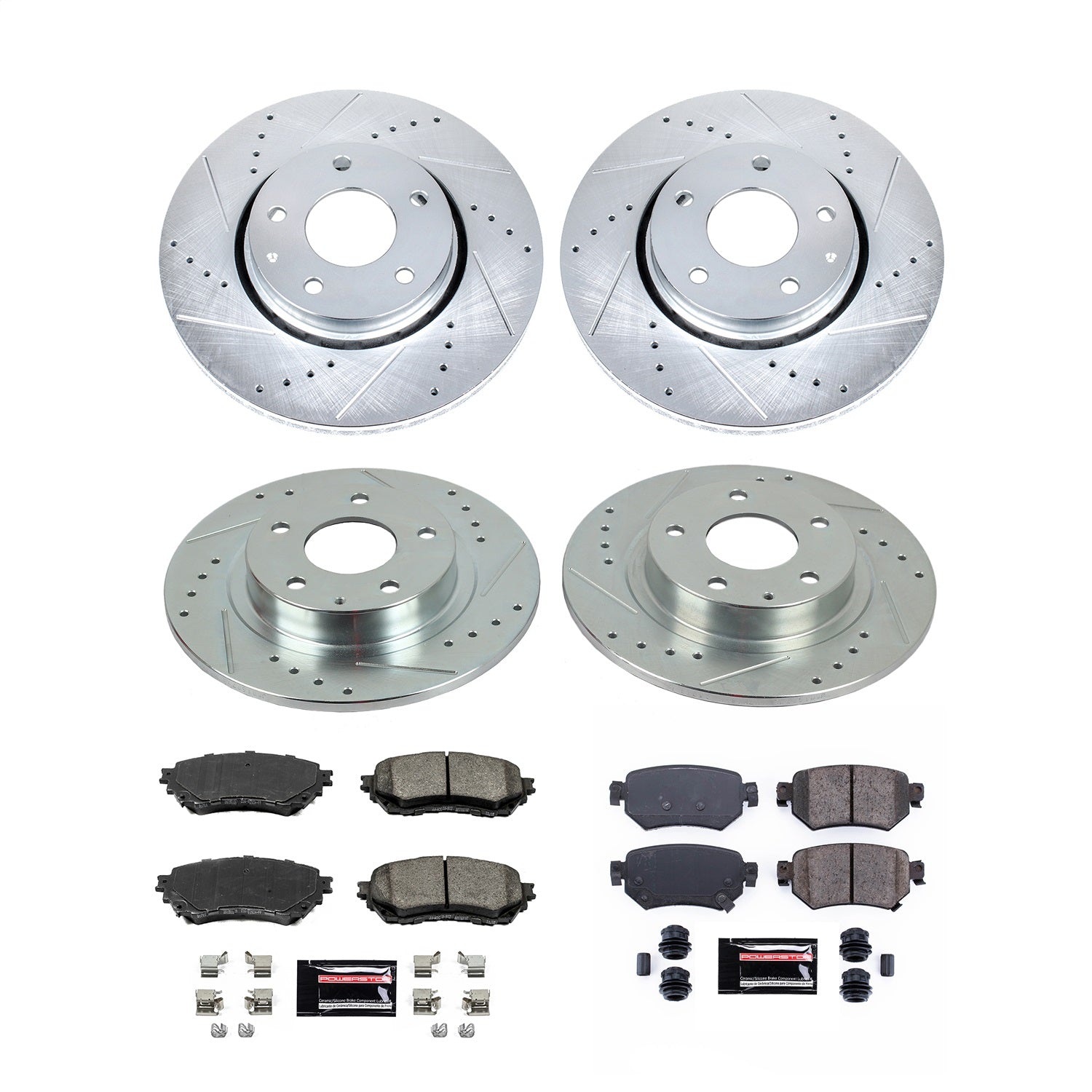 PowerStop Front & Rear Z23 Evolution Brake Kit | Mazda 6 (2021) (K8917)