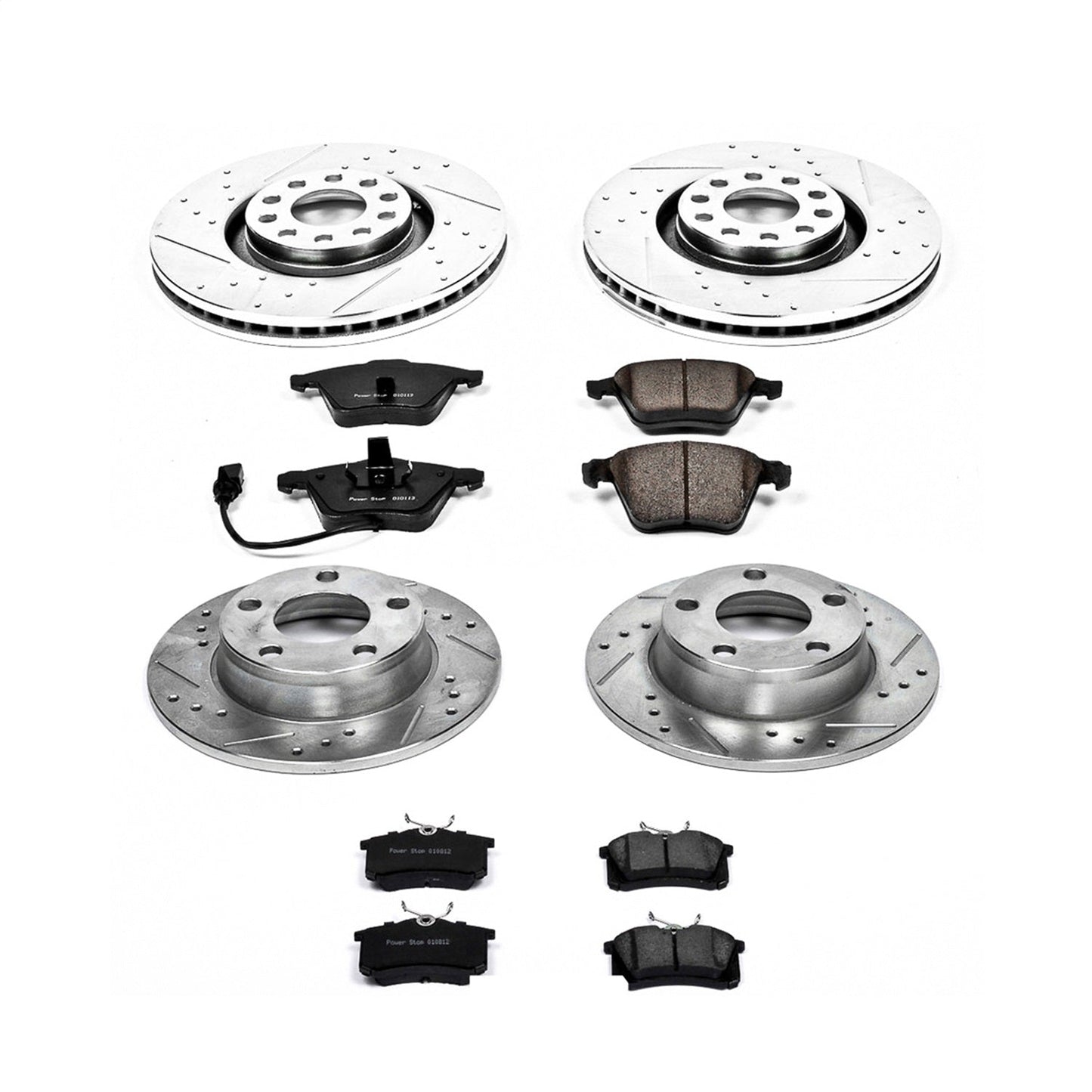 PowerStop Front & Rear Z23 Evolution Sport Brake Kit | Audi Allroad Quattro (2001–2005) (K892)