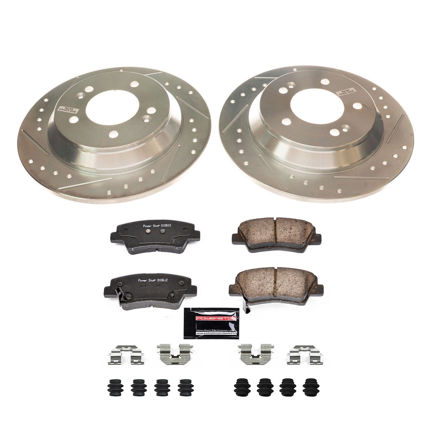PowerStop Rear Z23 Evolution Brake Kit | Kia Soul (2020–2021) (K8923)