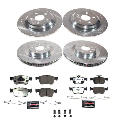 PowerStop Front and Rear Z36 Truck & Tow Brake Kit | Ford Bronco Sport (2023) (K8940-36)