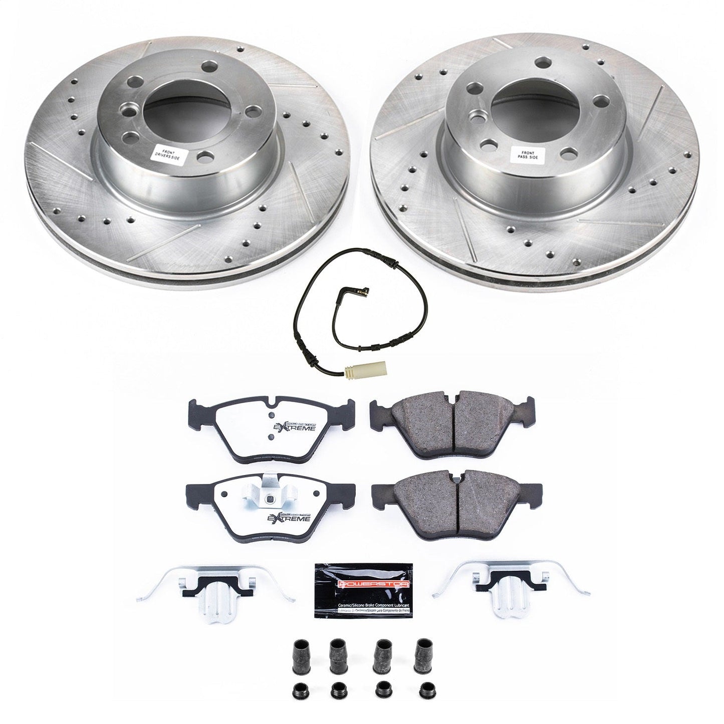PowerStop Front Z26 Street Brake Kit | BMW 128i (2008–2010) (K8949-26)