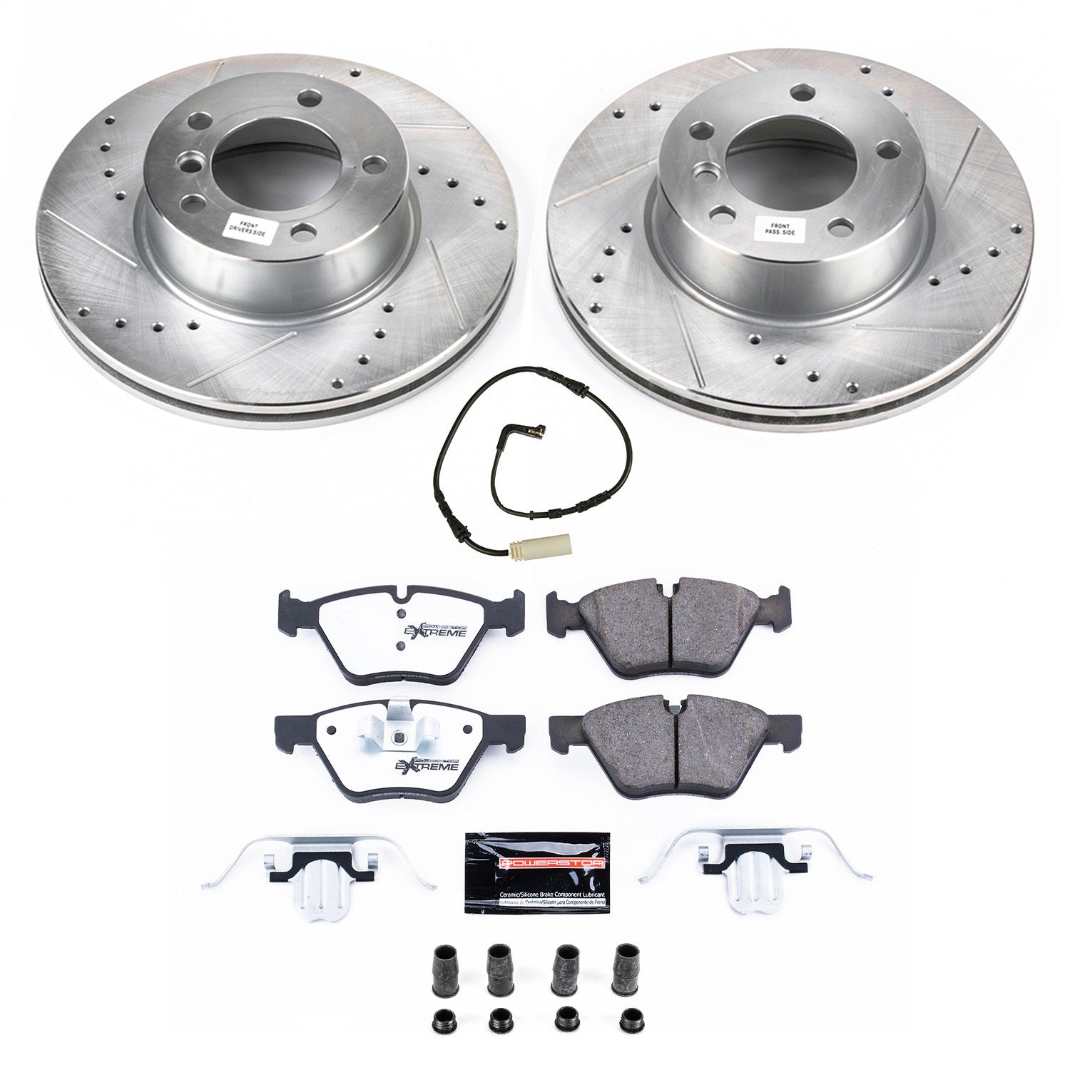 PowerStop Front Z26 Street Brake Kit | BMW 128i (2008–2010) (K8949-26)