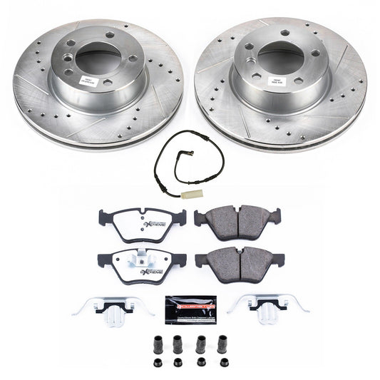PowerStop Front Z26 Street Brake Kit | BMW 128i (2008–2010) (K8949-26)