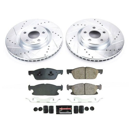 PowerStop Front Z23 Evolution Brake Kit | Lincoln Continental (2017–2020) (K8961)