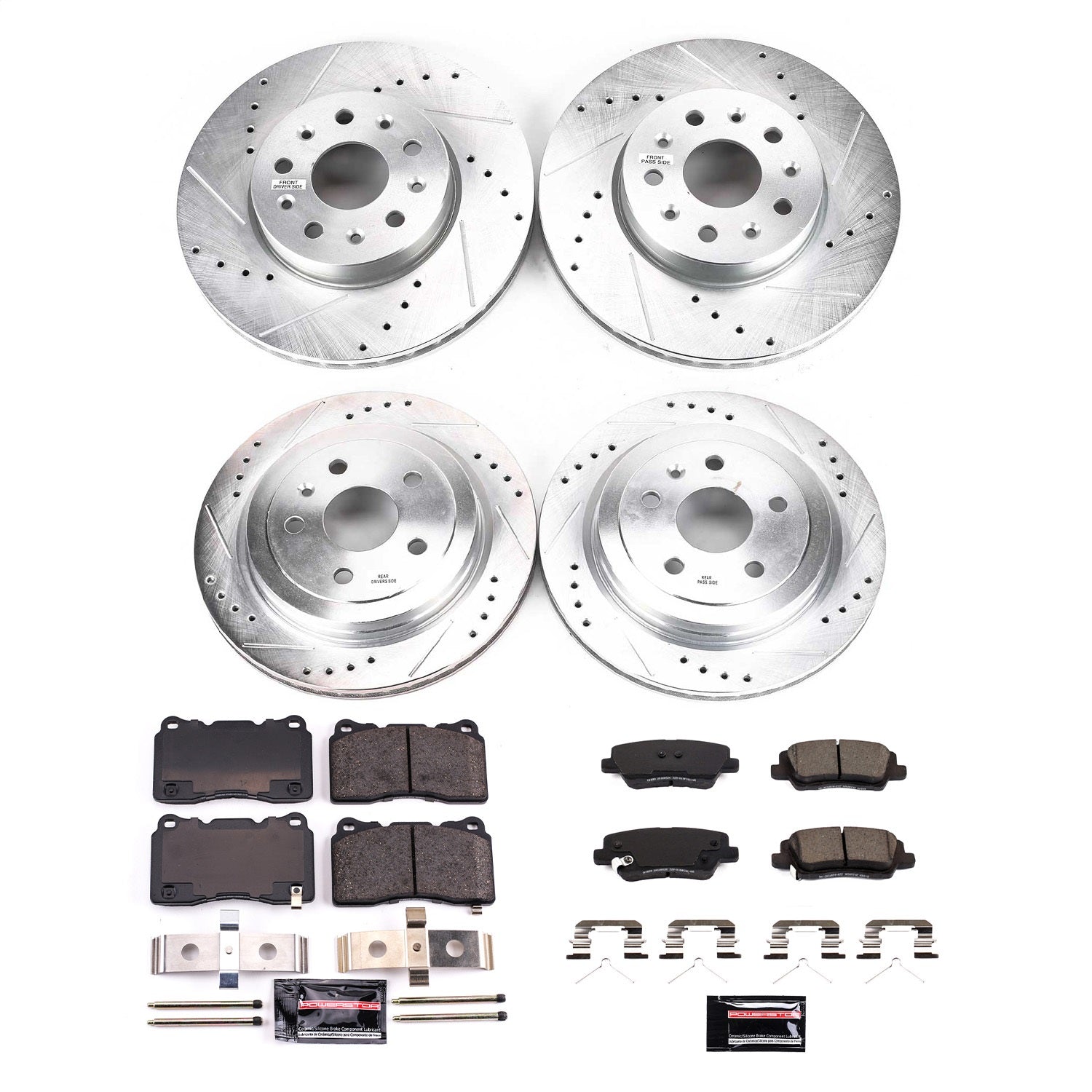 PowerStop Front & Rear Z23 Evolution Brake Kit | Cadillac CTS (2019) (K8973)