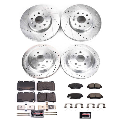 PowerStop Front & Rear Z23 Evolution Brake Kit | Cadillac CTS (2019) (K8973)