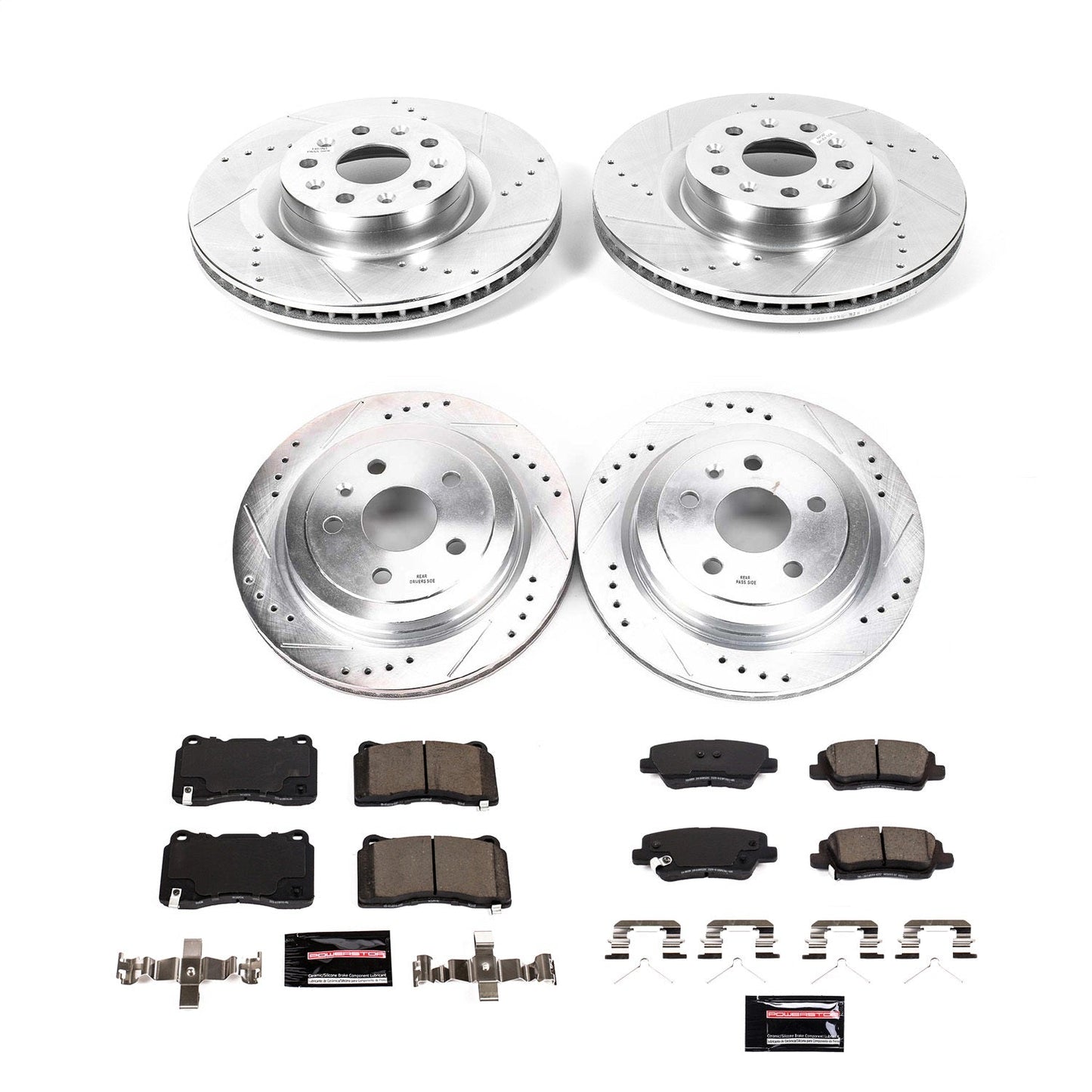 PowerStop Front & Rear Z23 Evolution Brake Kit | Cadillac CTS (2019) (K8977)