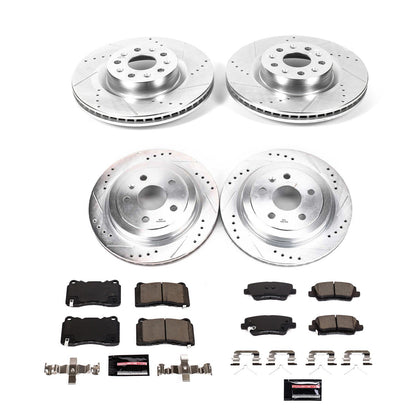 PowerStop Front & Rear Z23 Evolution Brake Kit | Cadillac CTS (2019) (K8977)