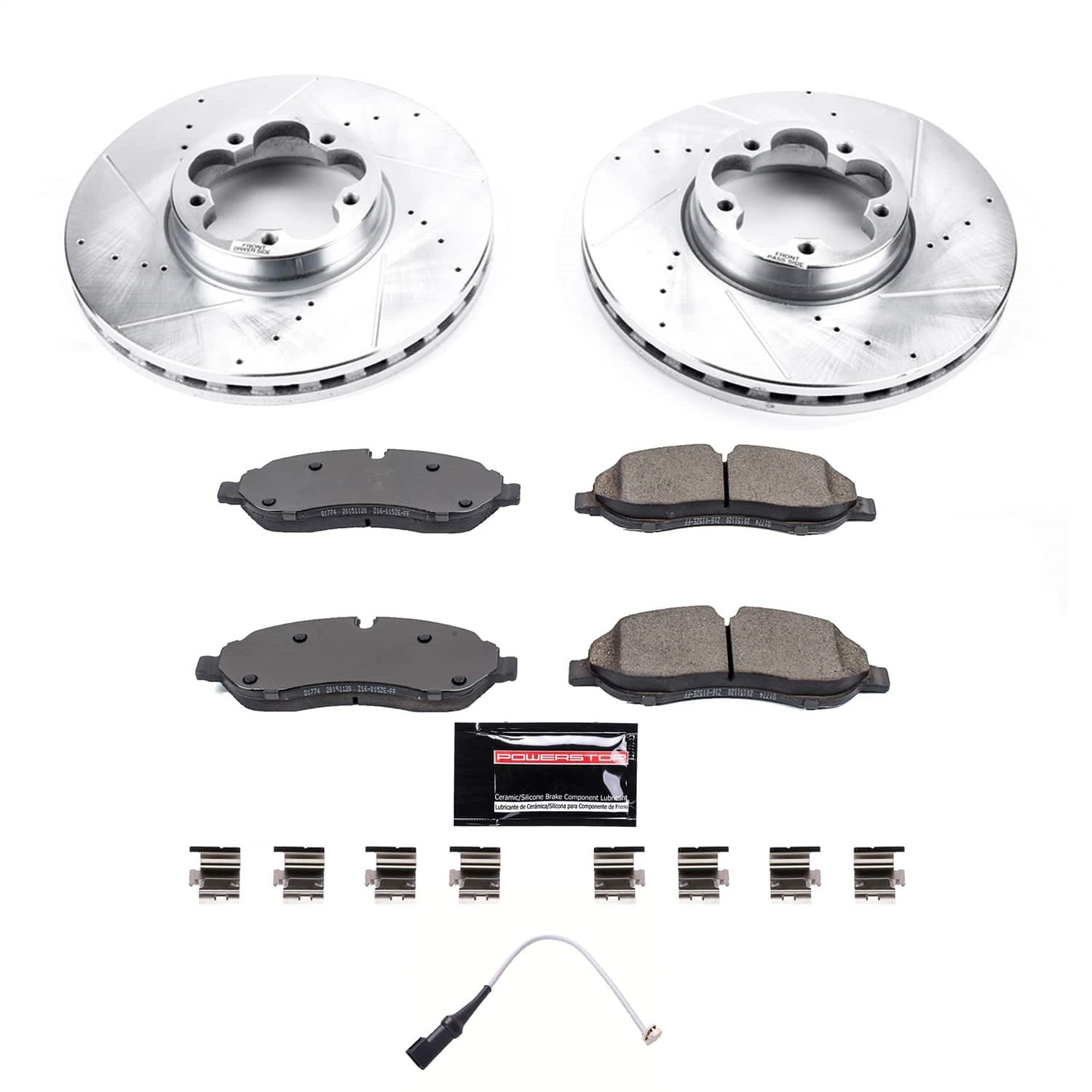 PowerStop Front Z23 Evolution Brake Kit | Ford Transit-350 HD 2020–2022 (K8979)