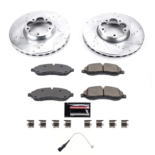 PowerStop Front Z23 Evolution Brake Kit | Ford Transit-350 HD 2020–2022 (K8979)