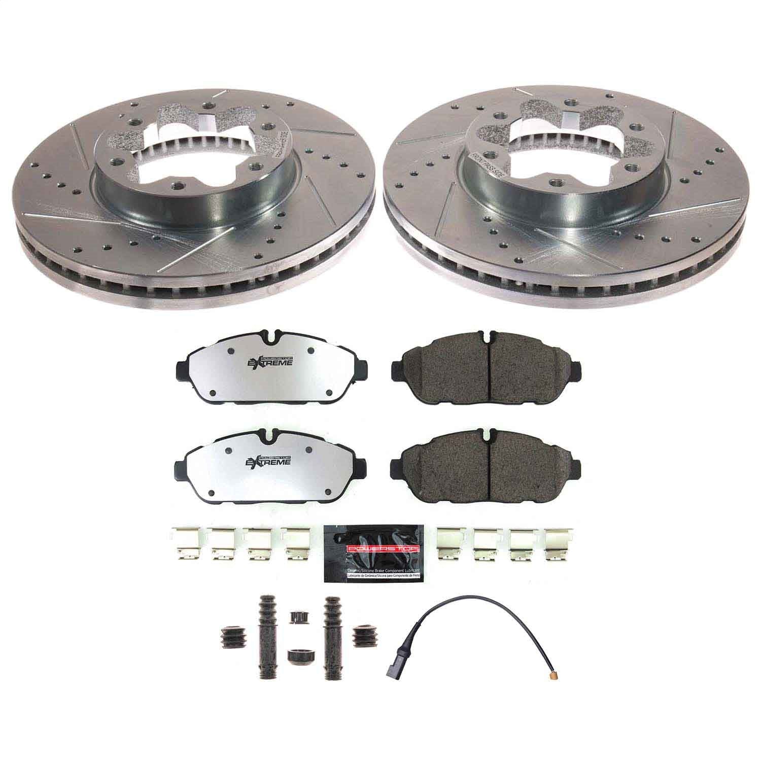 PowerStop Front Z36 Truck & Tow Brake Kit | Ford Transit-150 (2020–2023) (K8980-36)