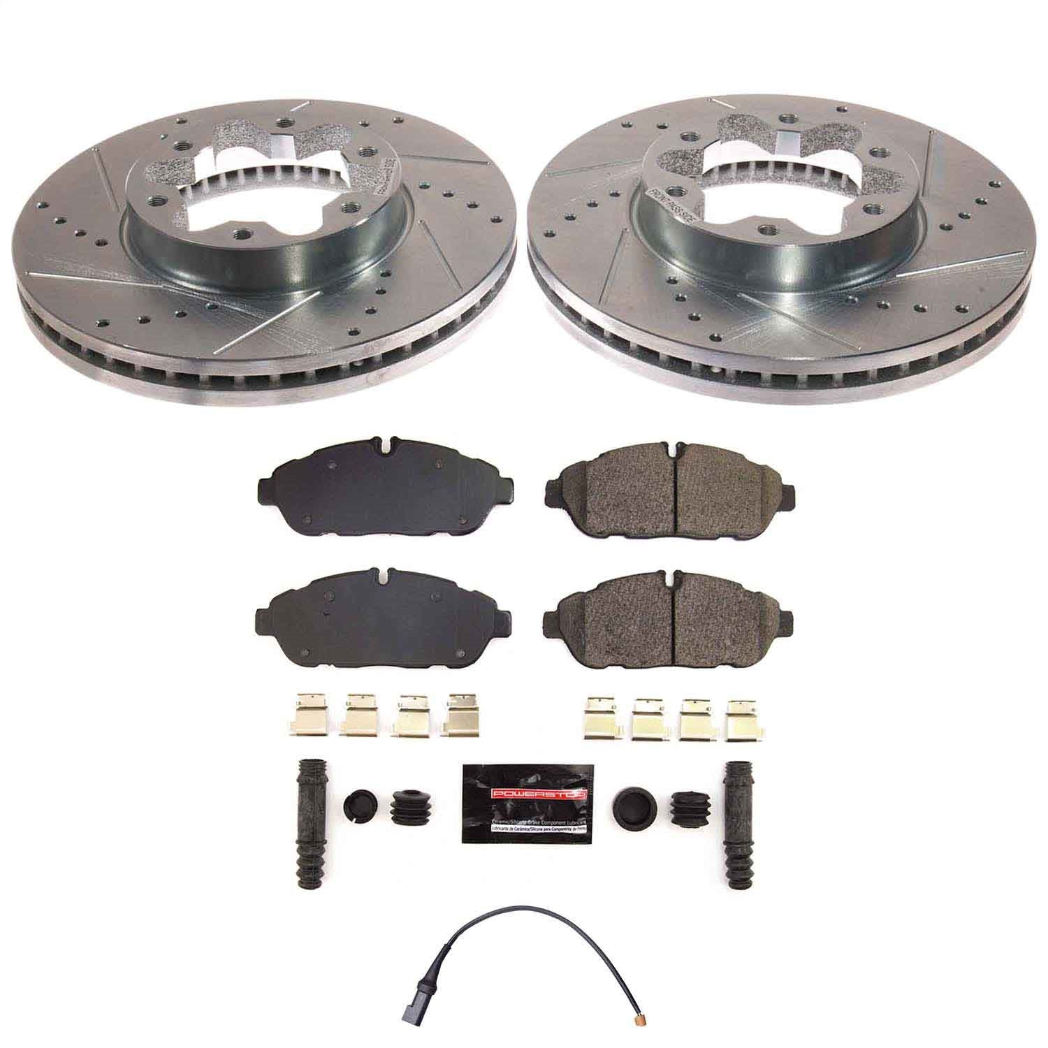 PowerStop Front Z23 Evolution Brake Kit | Ford Transit-150 (2020–2023) (K8980)