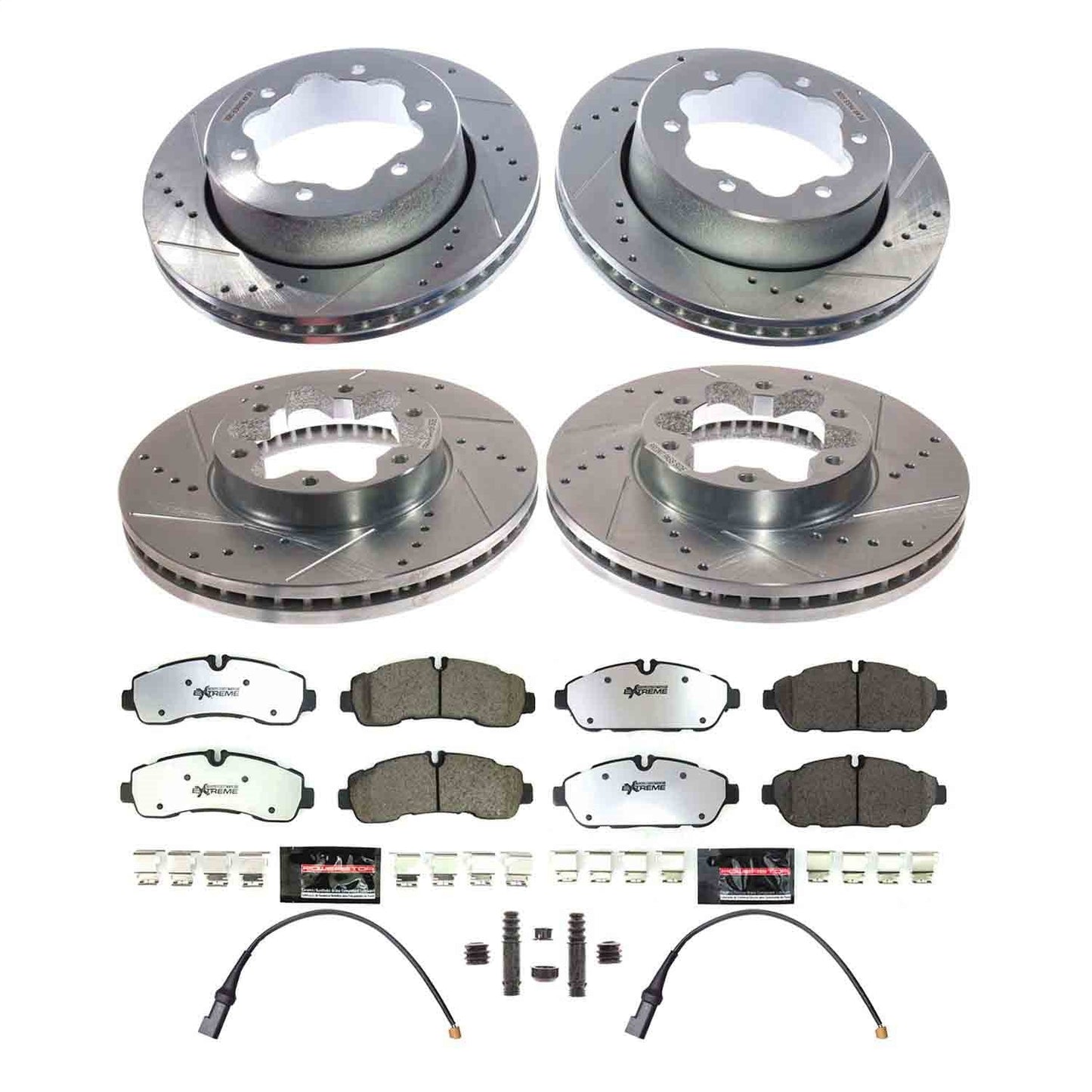 PowerStop Front and Rear Z36 Truck & Tow Brake Kit | Ford Transit-350 HD (2020–2023) (K8984-36)