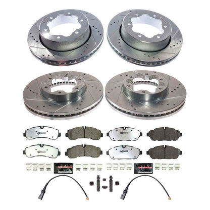 PowerStop Front and Rear Z36 Truck & Tow Brake Kit | Ford Transit-350 HD (2020–2023) (K8984-36)