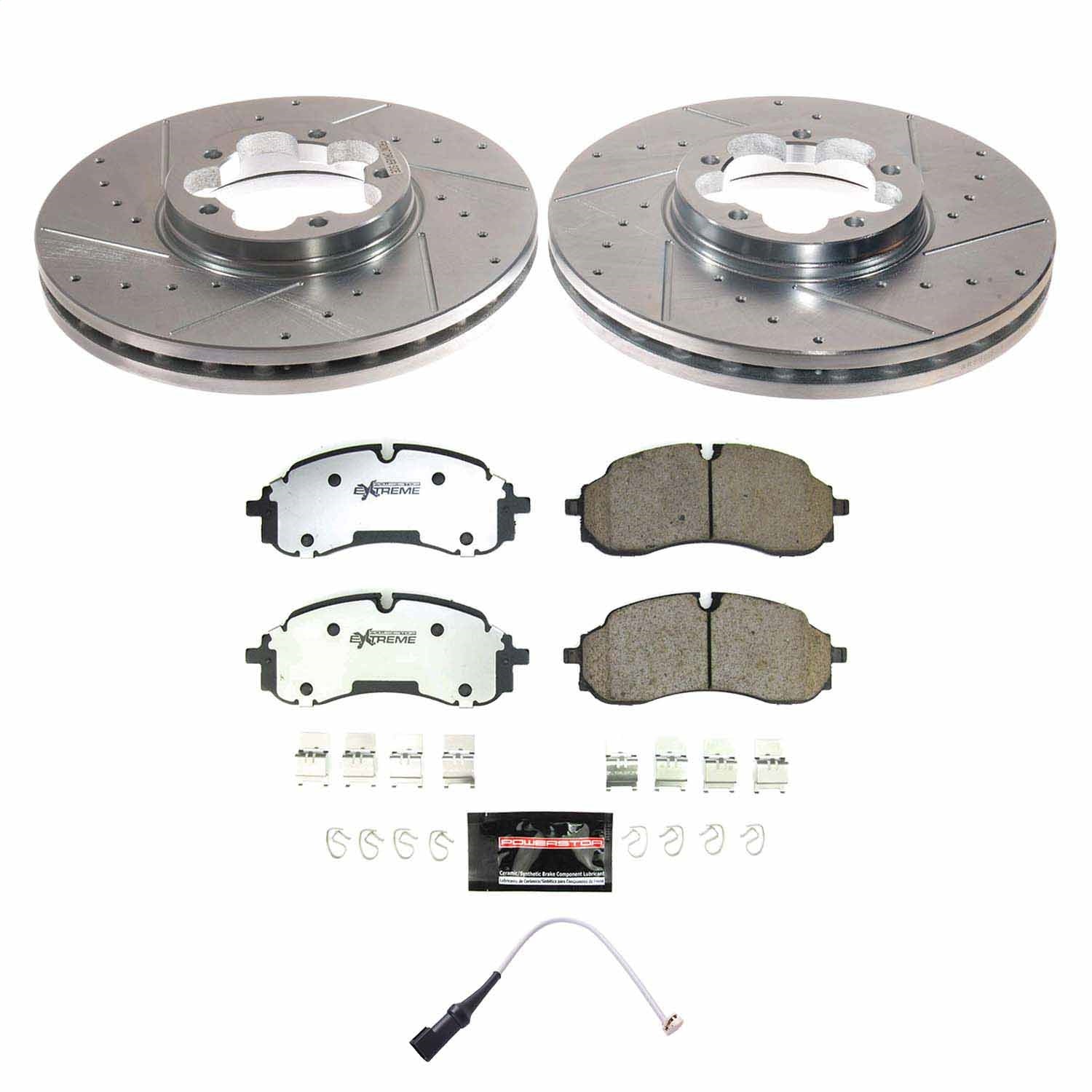 PowerStop Front Z36 Truck & Tow Brake Kit | Ford E-Transit (2022–2023) (K8985-36)