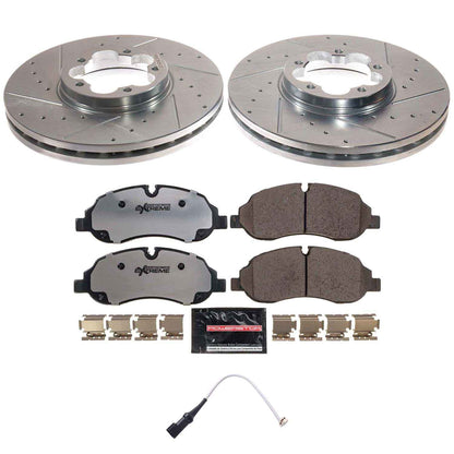 PowerStop Front Z36 Truck & Tow Brake Kit | Ford Transit-150 (2020–2021) (K8988-36)