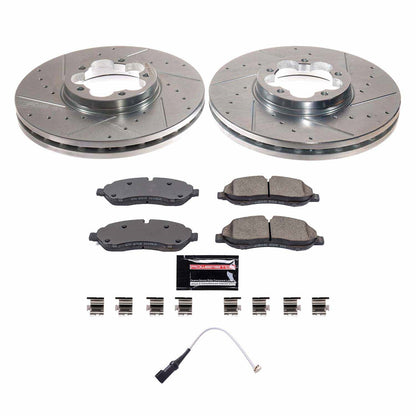 PowerStop Front Z23 Evolution Brake Kit | Ford Transit-150 (2020–2021) (K8988)