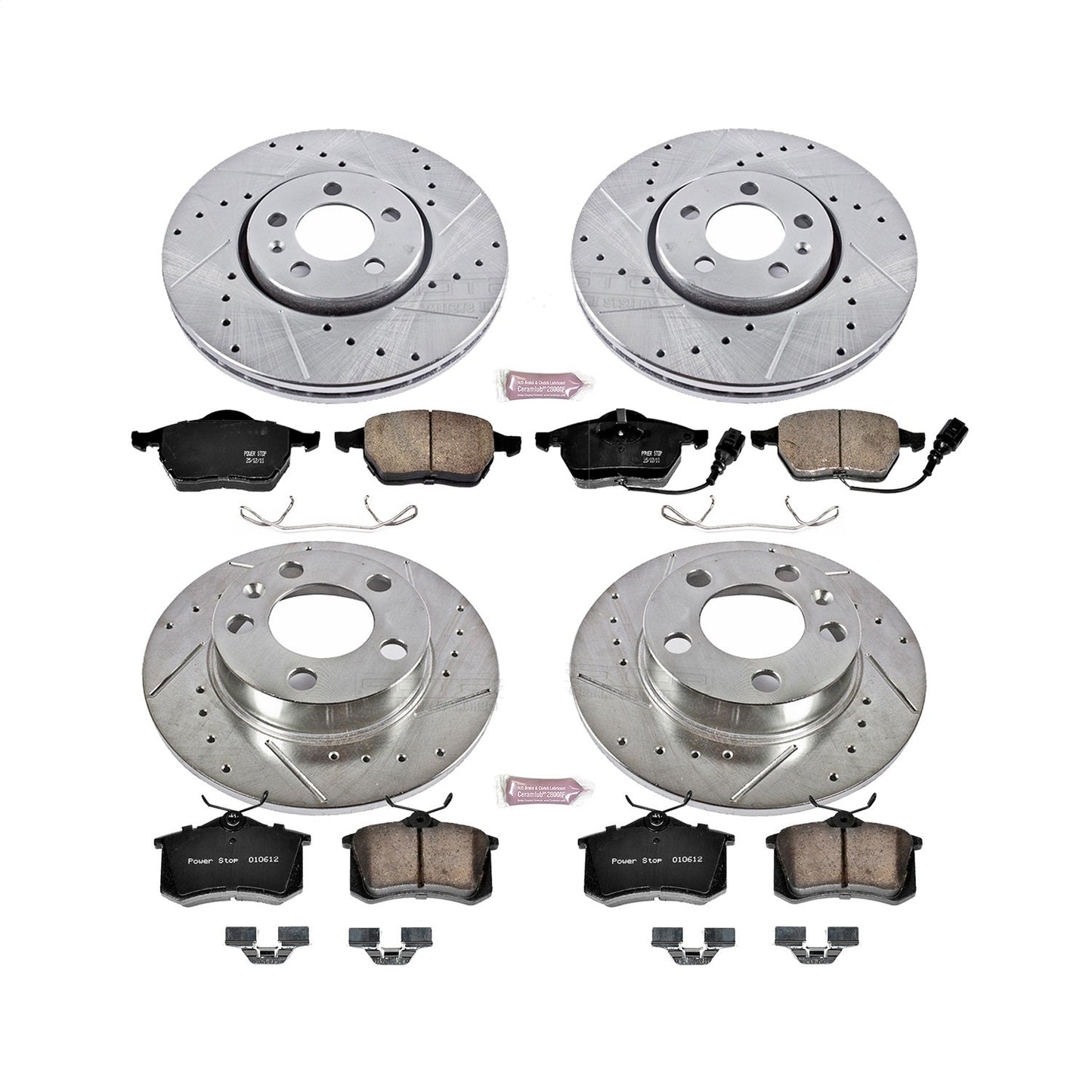 PowerStop Front & Rear Z23 Evolution Sport Brake Kit | Volkswagen Beetle (1999–2010) (K899)