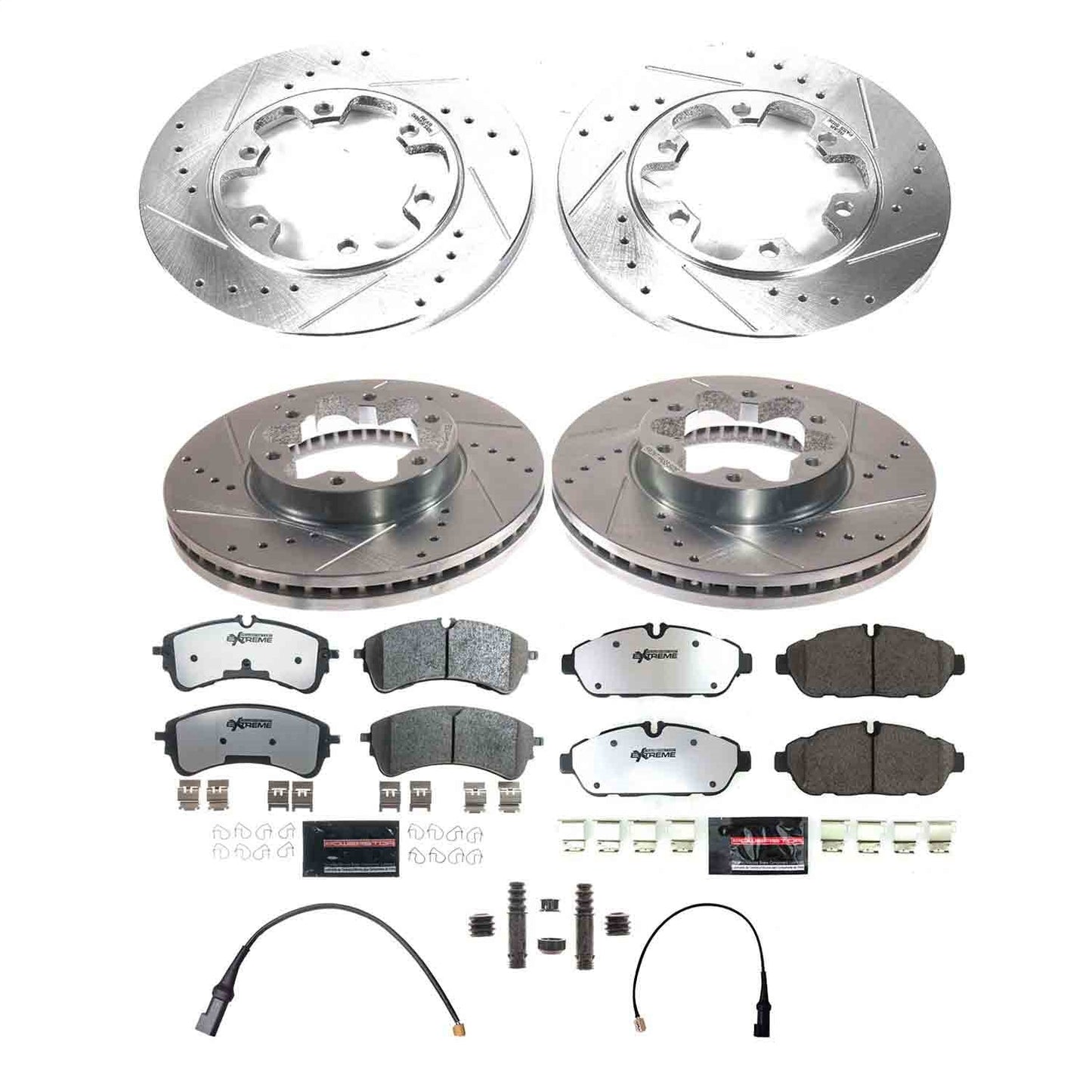 PowerStop Front and Rear Z36 Truck & Tow Brake Kit | Ford Transit-150 (2021) (K8998-36)