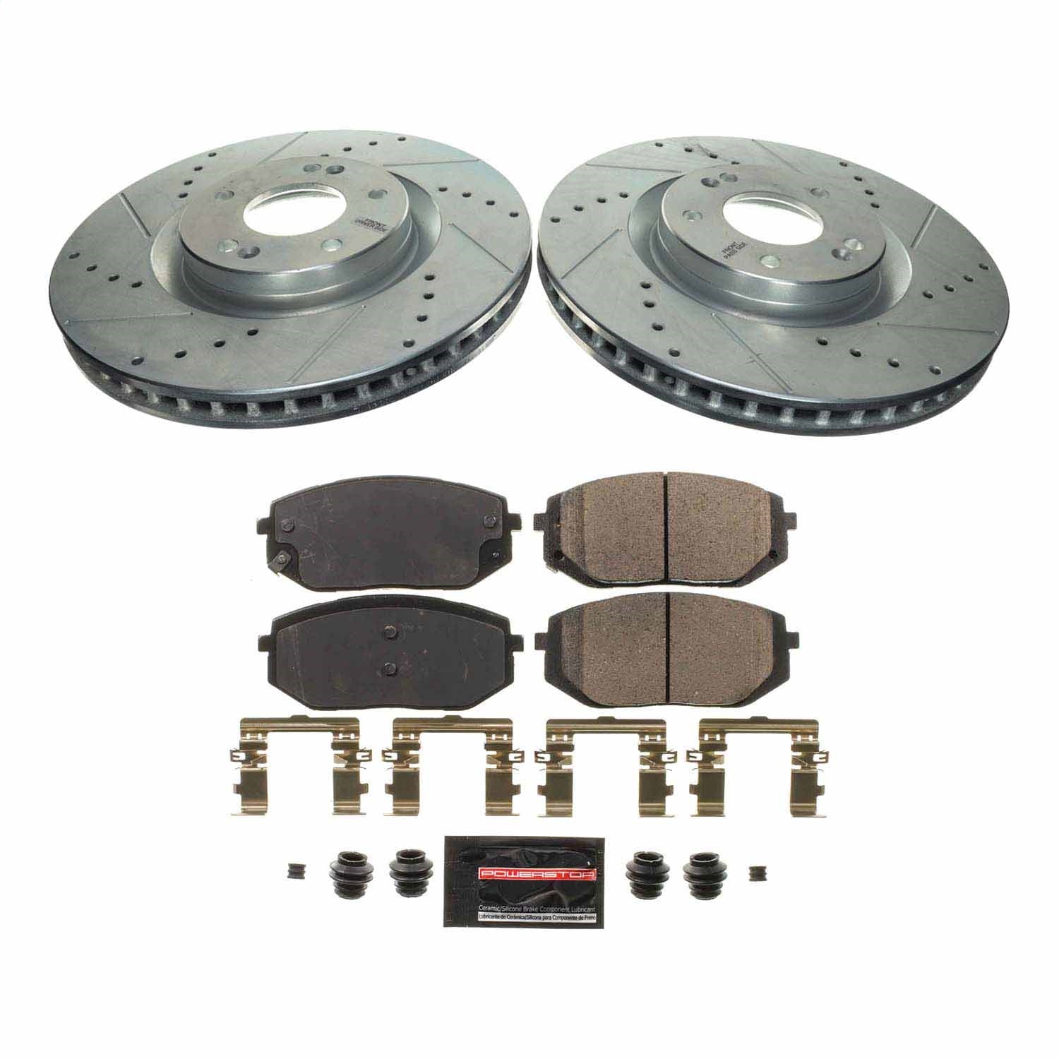 PowerStop Front Z23 Evolution Brake Kit | Hyundai Tucson 2022–2024 (K9008)