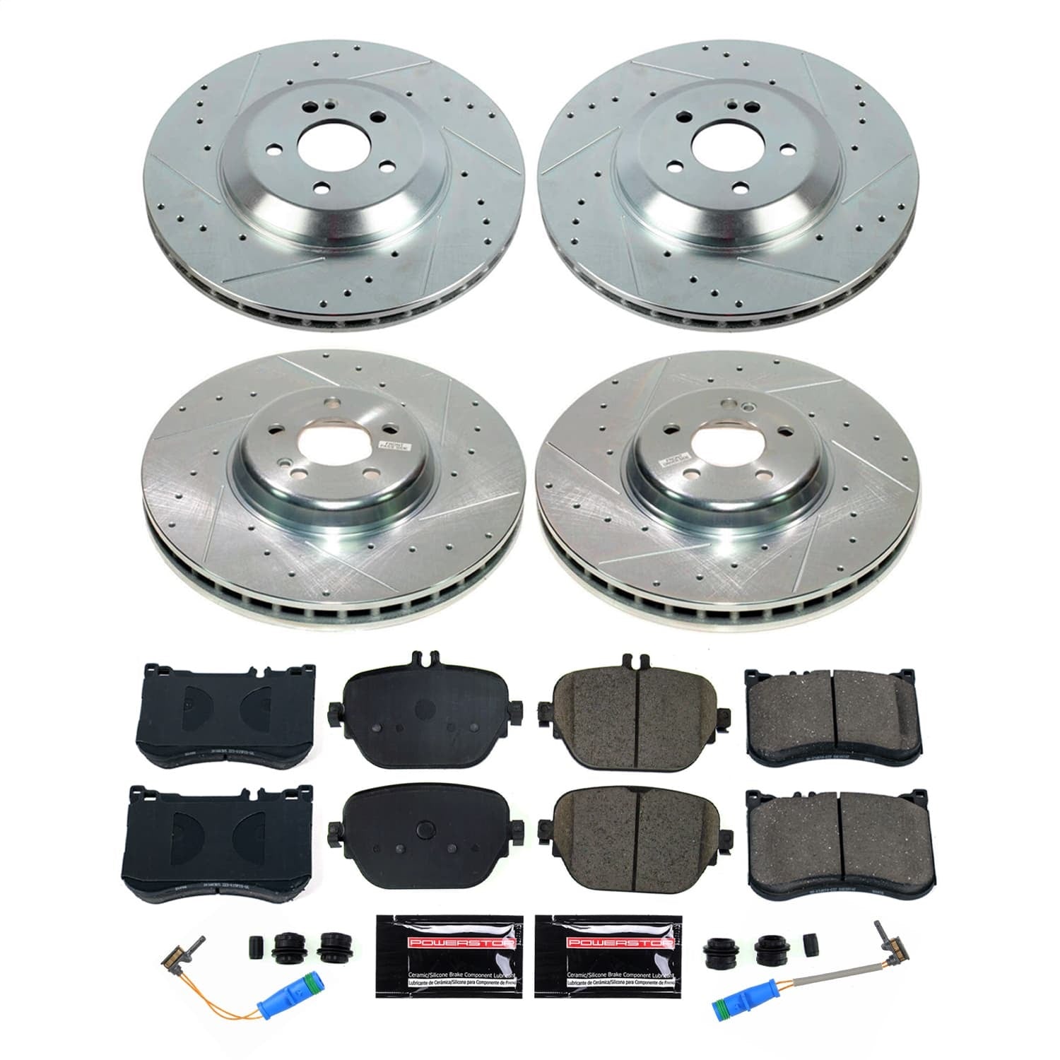 PowerStop Front and Rear Z23 Evolution Brake Kit | Mercedes-Benz E53 AMG (2019–2021) (K9024)