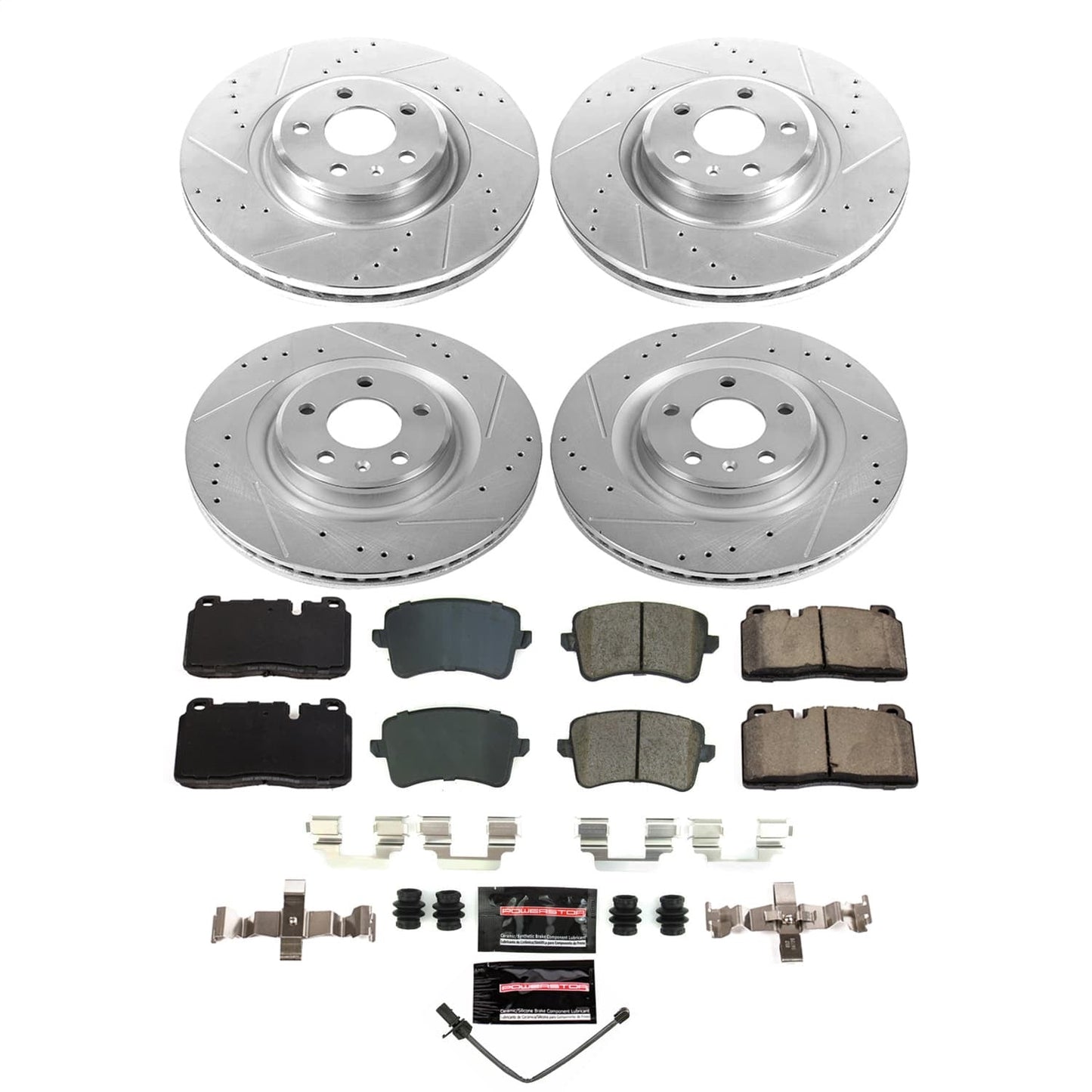 PowerStop Front and Rear Z23 Evolution Brake Kit | Audi Q5 (2013–2015) (K9026)