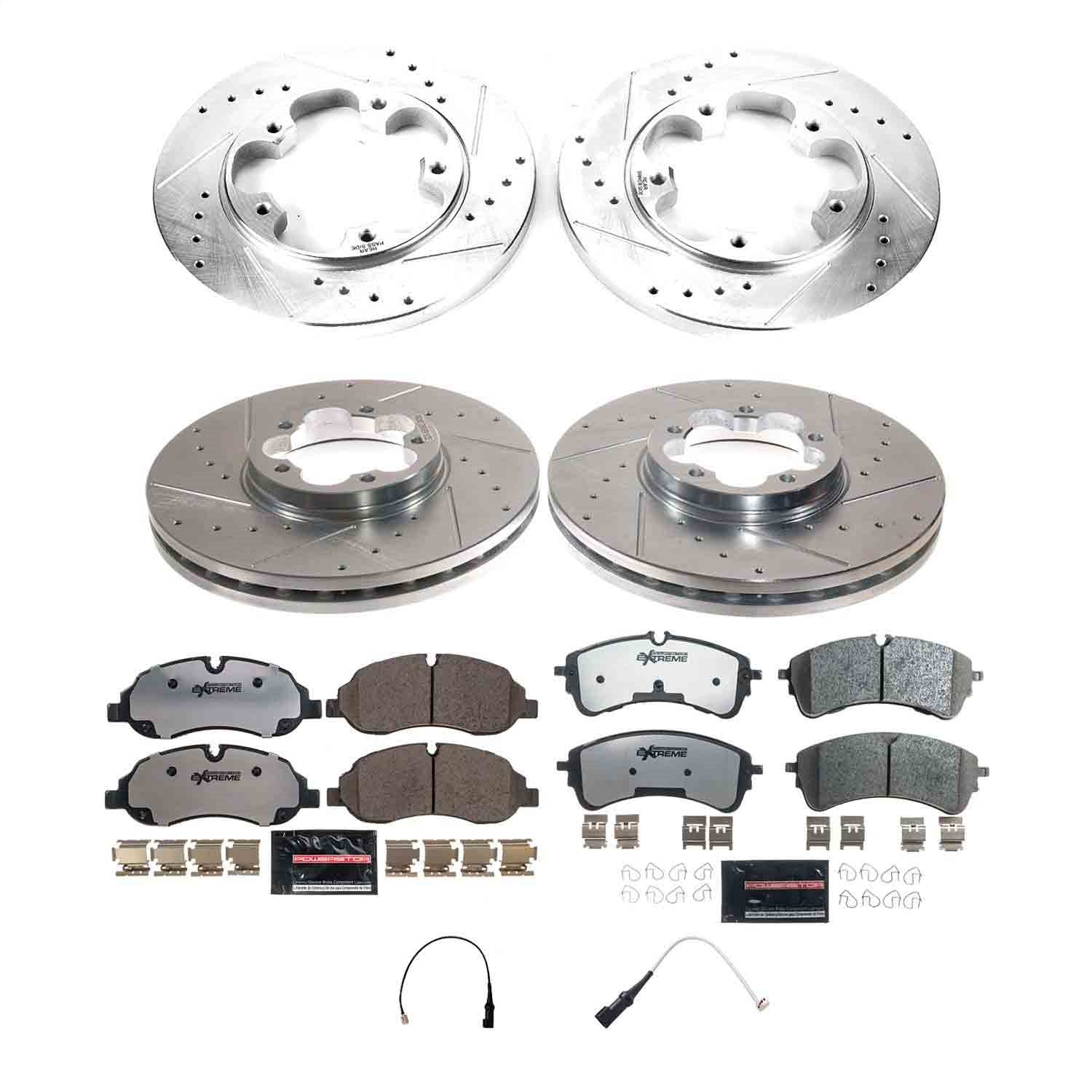 PowerStop Front and Rear Z36 Truck & Tow Brake Kit | Ford Transit-150 (2021) (K9059-36)