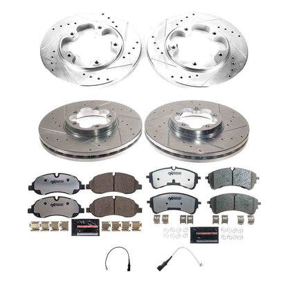 PowerStop Front and Rear Z36 Truck & Tow Brake Kit | Ford Transit-150 (2021) (K9059-36)