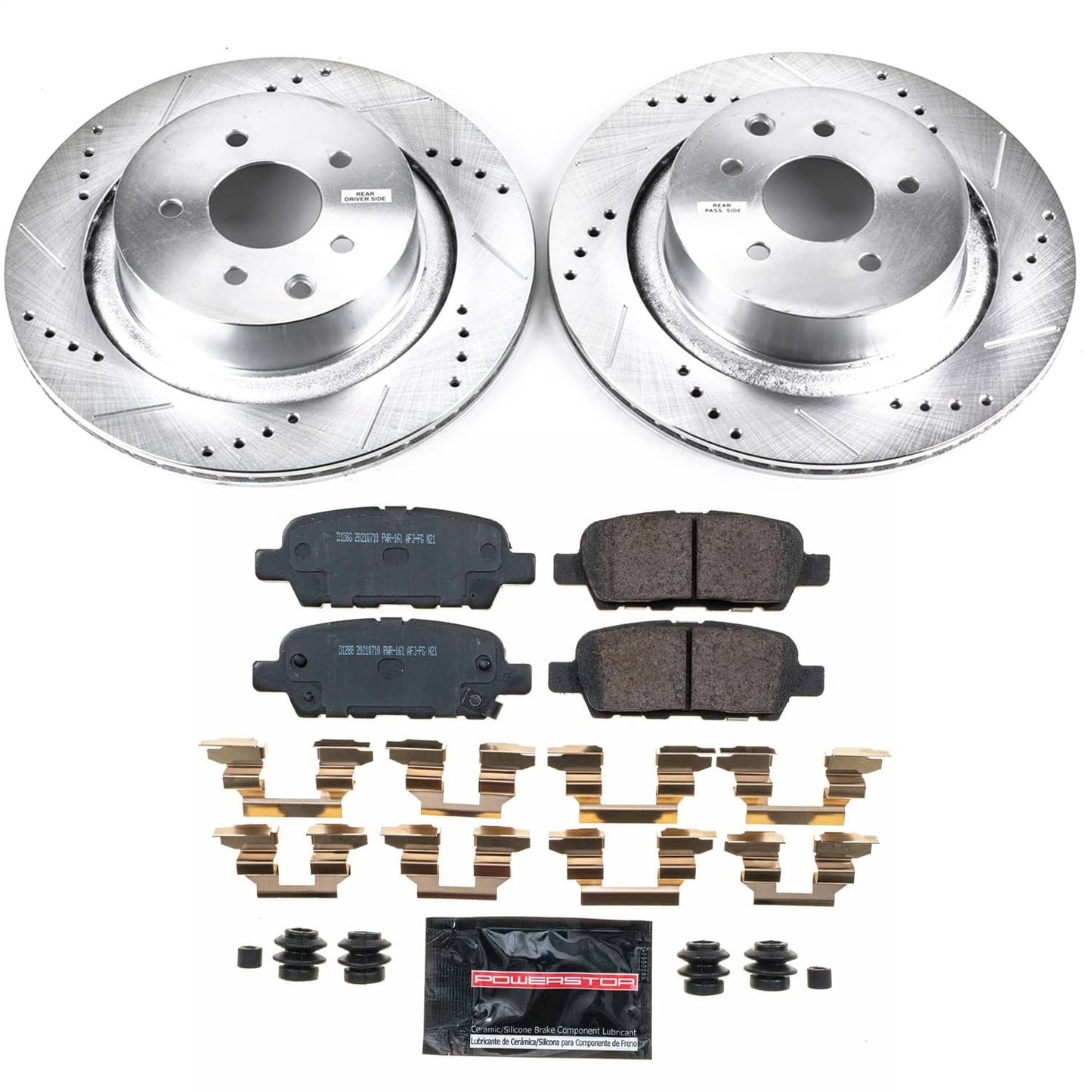 PowerStop Rear Z23 Evolution Brake Kit | Infiniti Q60 (2014–2015) (K9062)