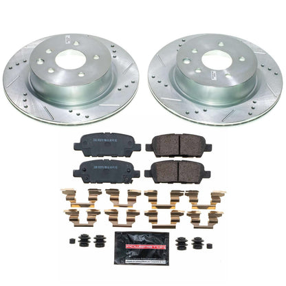 PowerStop Rear Z23 Evolution Brake Kit | Infiniti EX35 (2008–2009) (K9064)