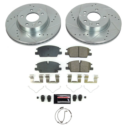 PowerStop Front Z23 Evolution Brake Kit | Cadillac CT4 2020–2022 (K9075)