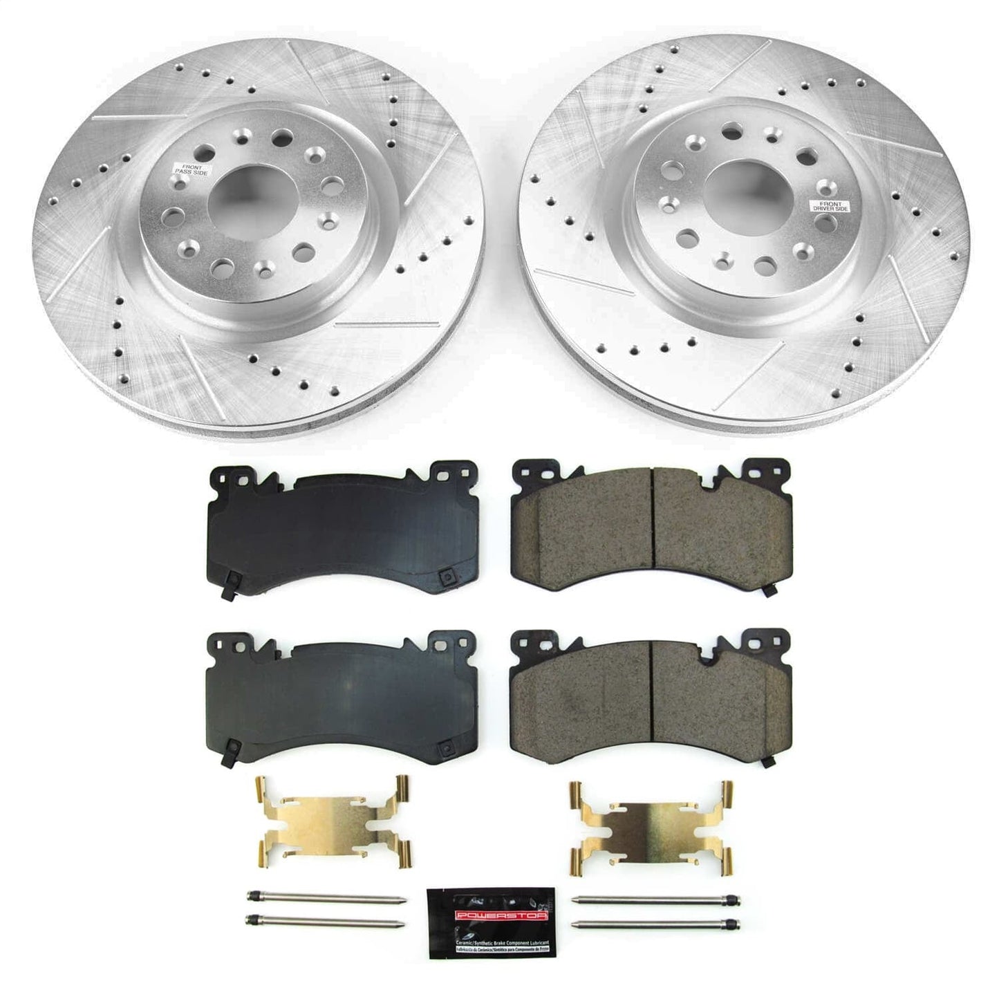 PowerStop Front Z36 Truck & Tow Brake Kit | Cadillac XT6 (2022) (K9076-36)