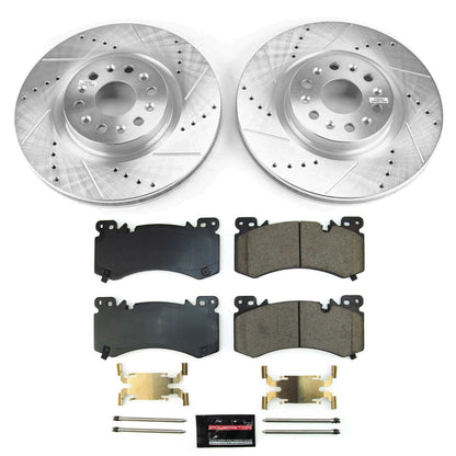 PowerStop Front Z23 Evolution Brake Kit | Cadillac XT6 (2022) (K9076)